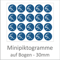 Minipikogramme DIN ISO 7010